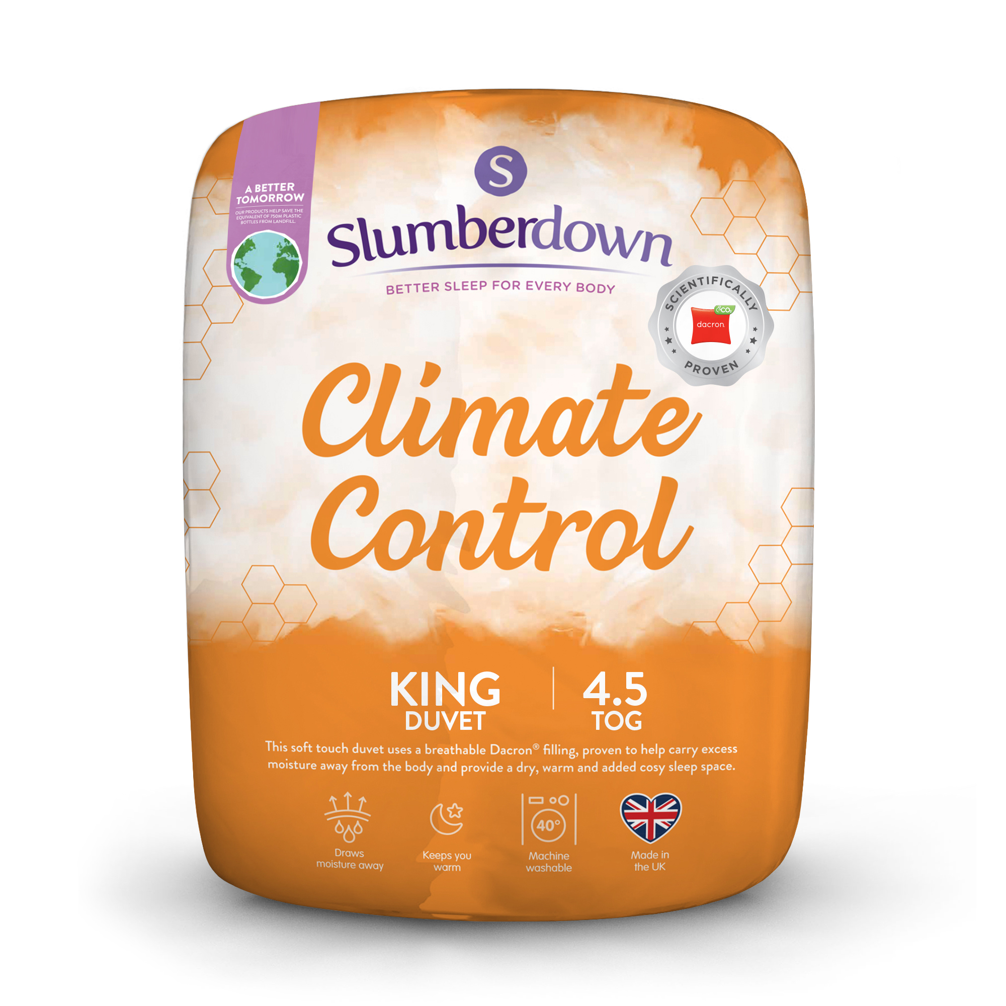 Slumberdown&#x20;Climate&#x20;Control&#x20;4.5&#x20;Tog&#x20;King&#x20;Summer&#x20;Duvet