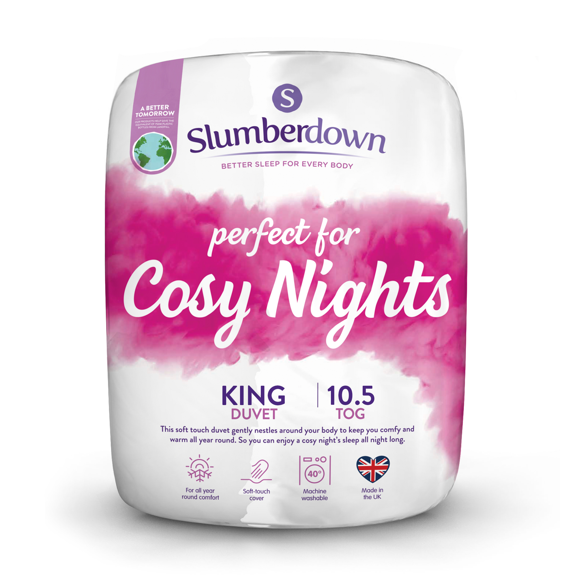 Slumberdown&#x20;Cosy&#x20;Nights&#x20;10.5&#x20;Tog&#x20;King&#x20;Size&#x20;All&#x20;Year&#x20;Round&#x20;Duvet