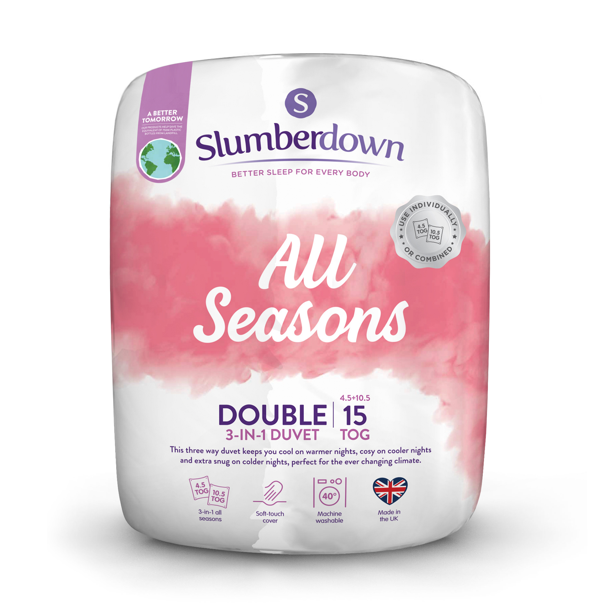 Slumberdown&#x20;All&#x20;Seasons&#x20;3-in-1&#x20;Combi&#x20;15&#x20;Tog&#x20;&#x28;10.5&#x20;&#x2B;&#x20;4.5&#x20;Tog&#x29;&#x20;Double&#x20;Duvet