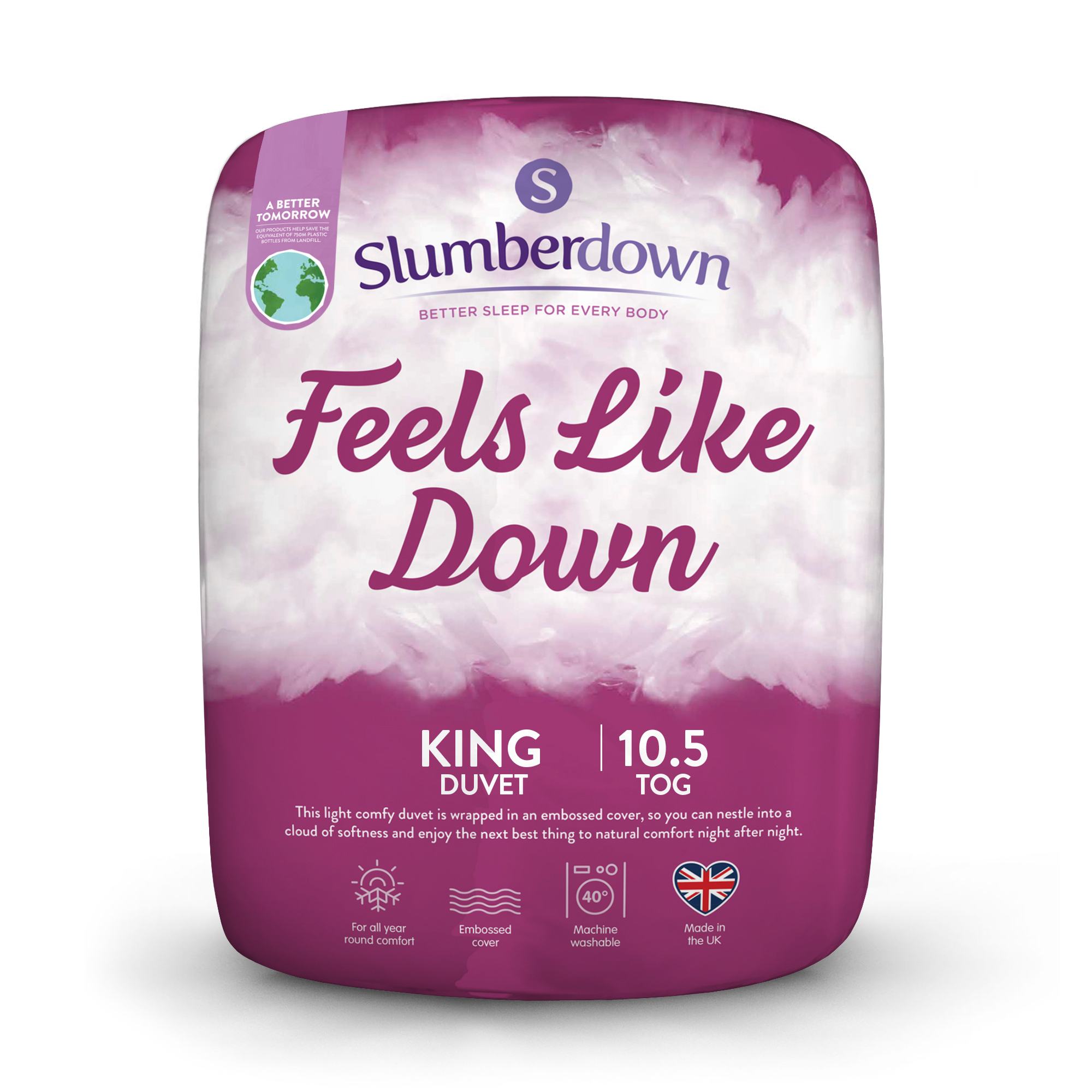 Slumberdown&#x20;Feels&#x20;Like&#x20;Down&#x20;Duvet&#x20;10.5&#x20;Tog&#x20;King&#x20;All&#x20;Year&#x20;Round&#x20;Duvet