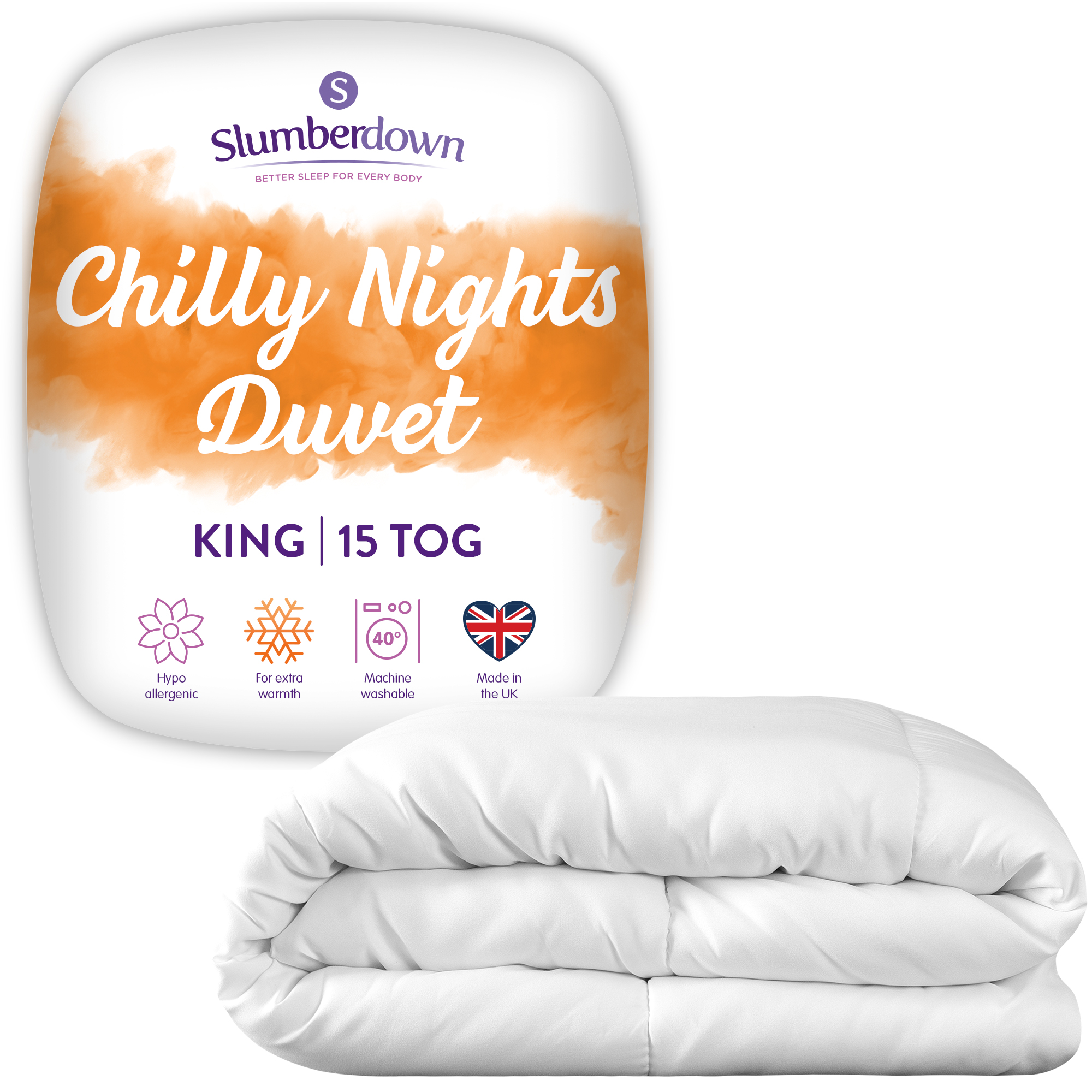 Slumberdown&#x20;Chilly&#x20;Nights&#x20;15&#x20;Tog&#x20;King&#x20;Size&#x20;Winter&#x20;Duvet