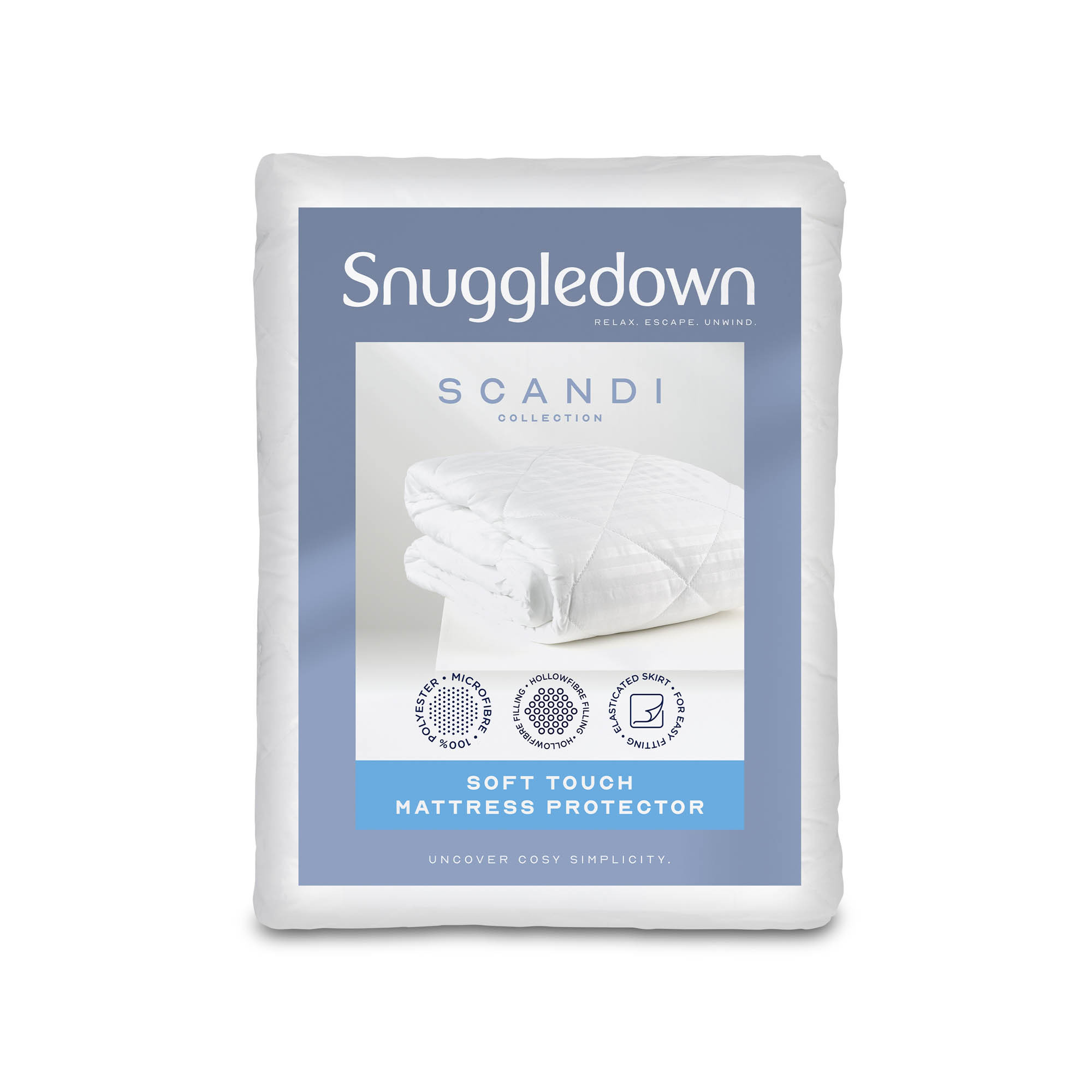 Snuggledown Scandinavian Hollowfibre Mattress Protector