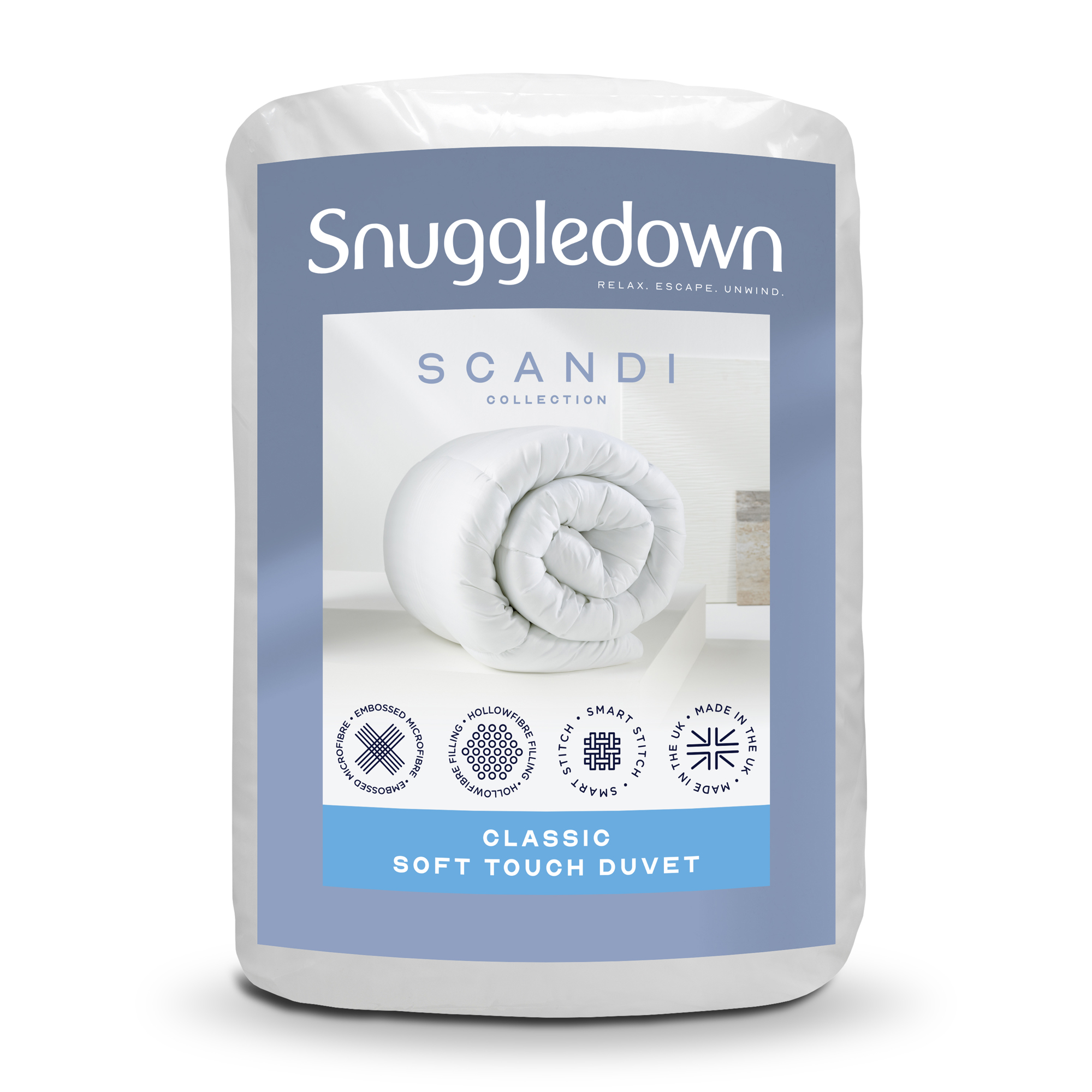 Snuggledown&#x20;Scandinavian&#x20;Hollowfibre&#x20;4.5&#x20;Tog&#x20;Double&#x20;Summer&#x20;Duvet