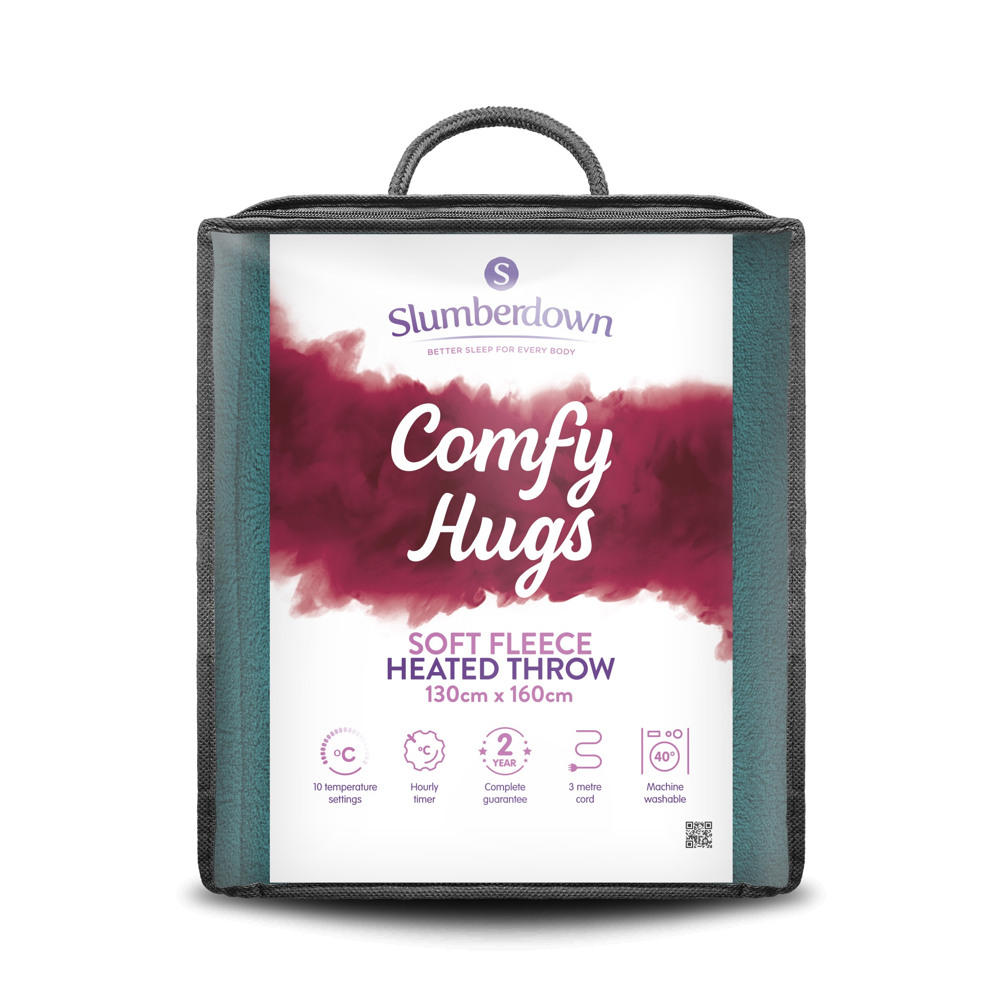 Slumberdown Comfy Hugs Heated Throw